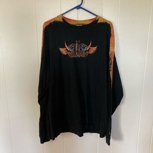 Vintage 2000s Iron Horse Saloon Ling Sleeve Tee